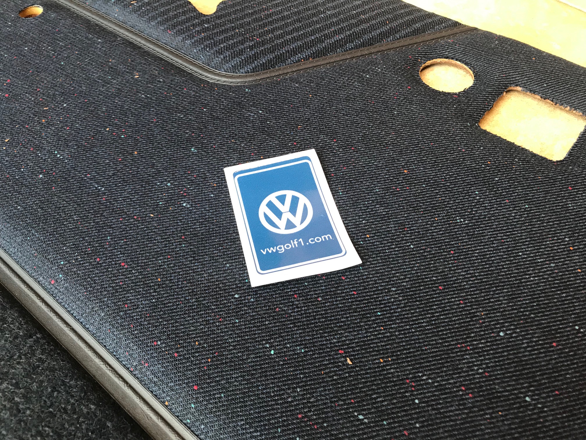 Door trimpanels for Golf 1 Convertible Rivage 155867015 & 016EF BYK