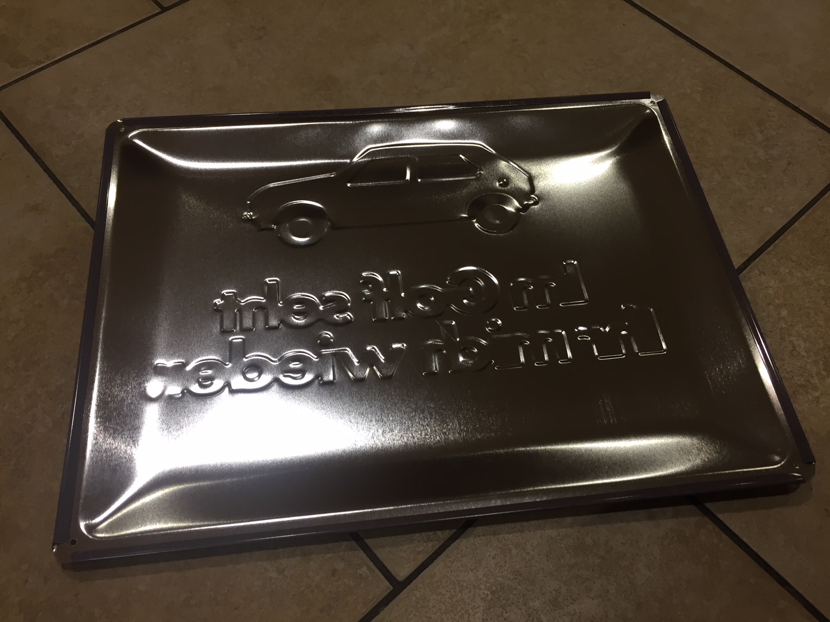 Mk1 Golf Tin metal sign - Image 2