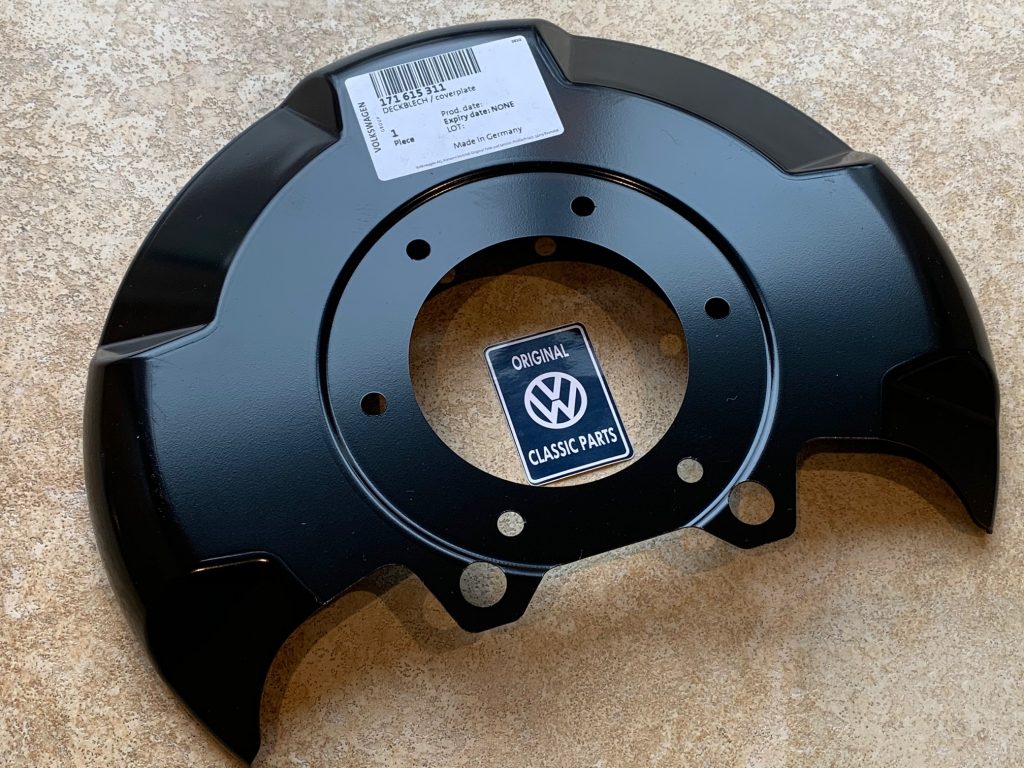 Front Disc Brake Backing Plate 171615311 VW Golf 1
