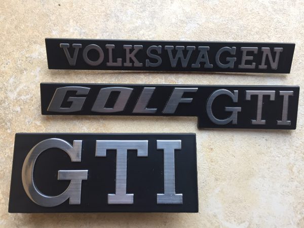 Mk1 Golf Rear Badge 'GOLF GTI' 171853687K - Image 6