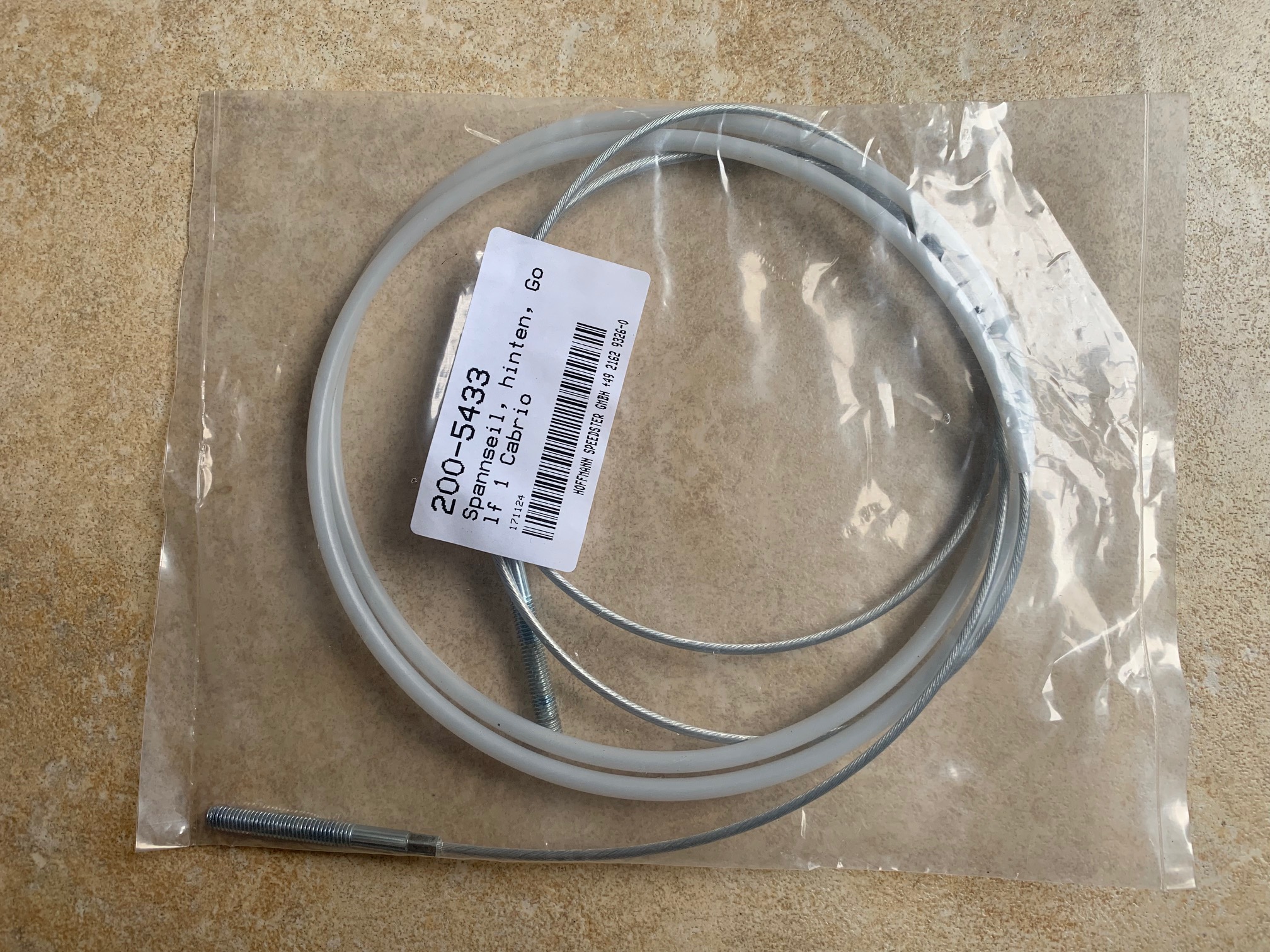 Mk1 Golf Cabriolet Tension Hood Wire - 155871957A - Image 9