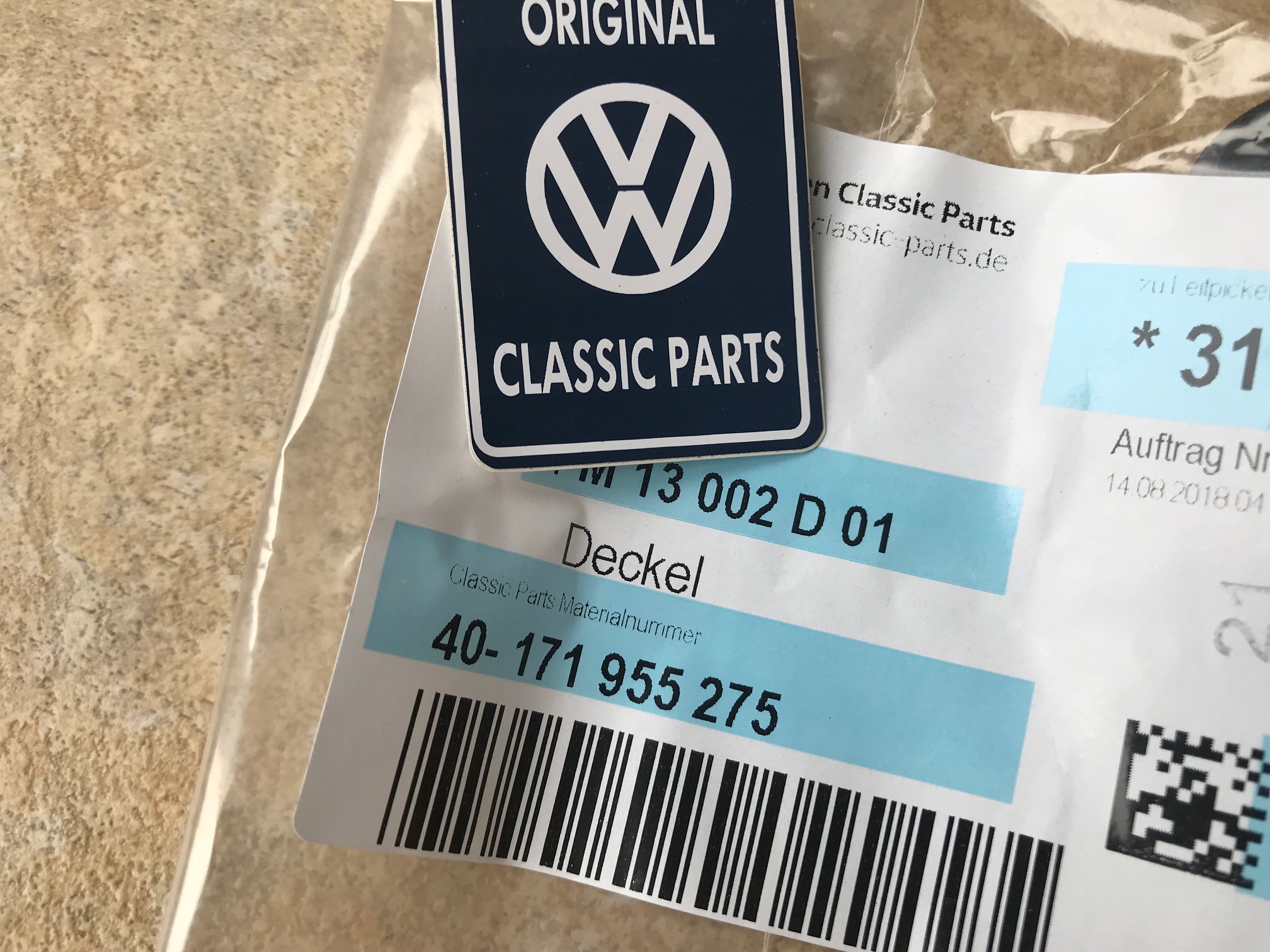 Mk1 Golf Bearing Wiper Cover 171955275 - Image 5