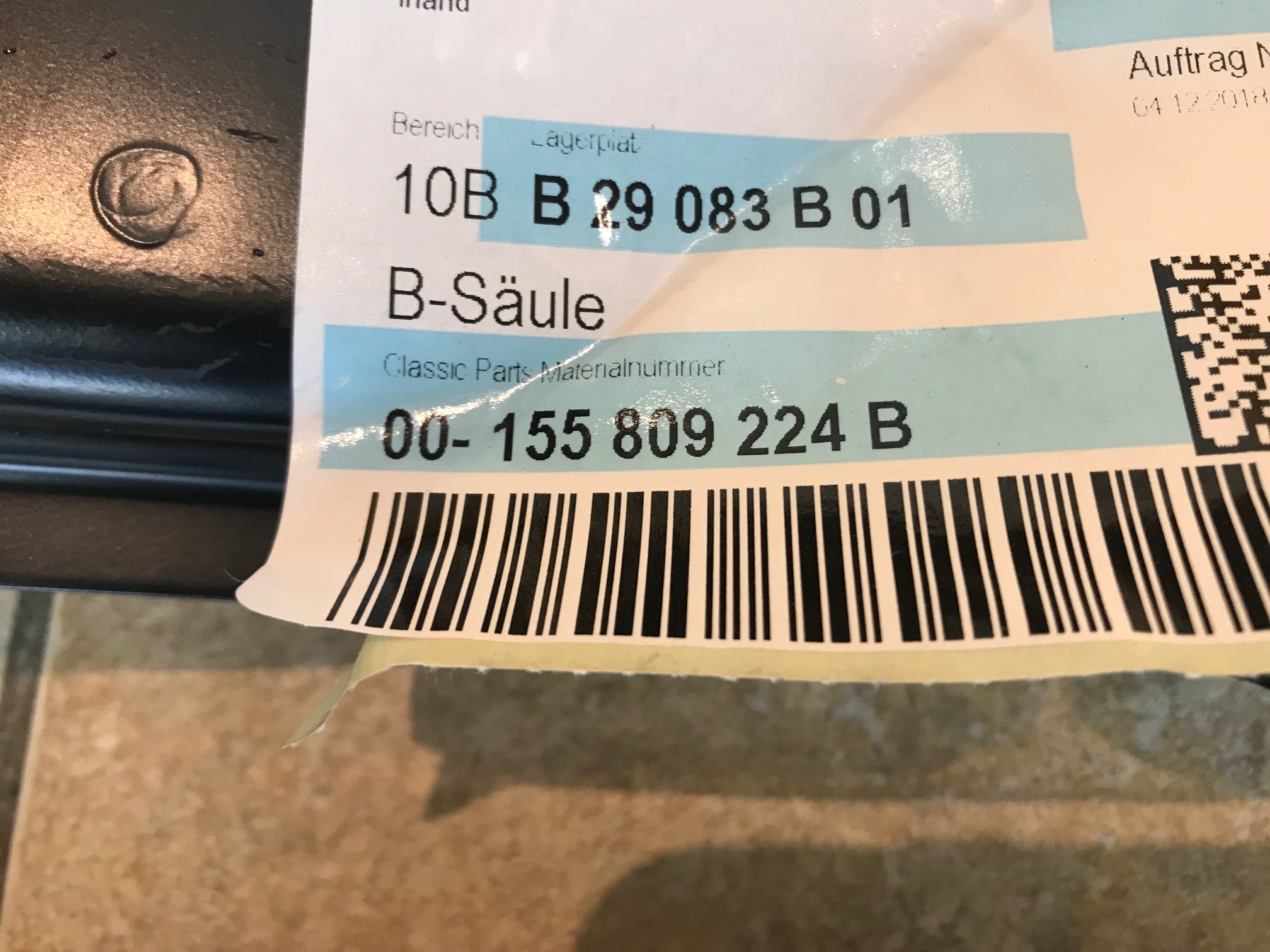 Mk1 Golf Cabriolet B Pillar Columns 155809223B & 155809224B - Image 12