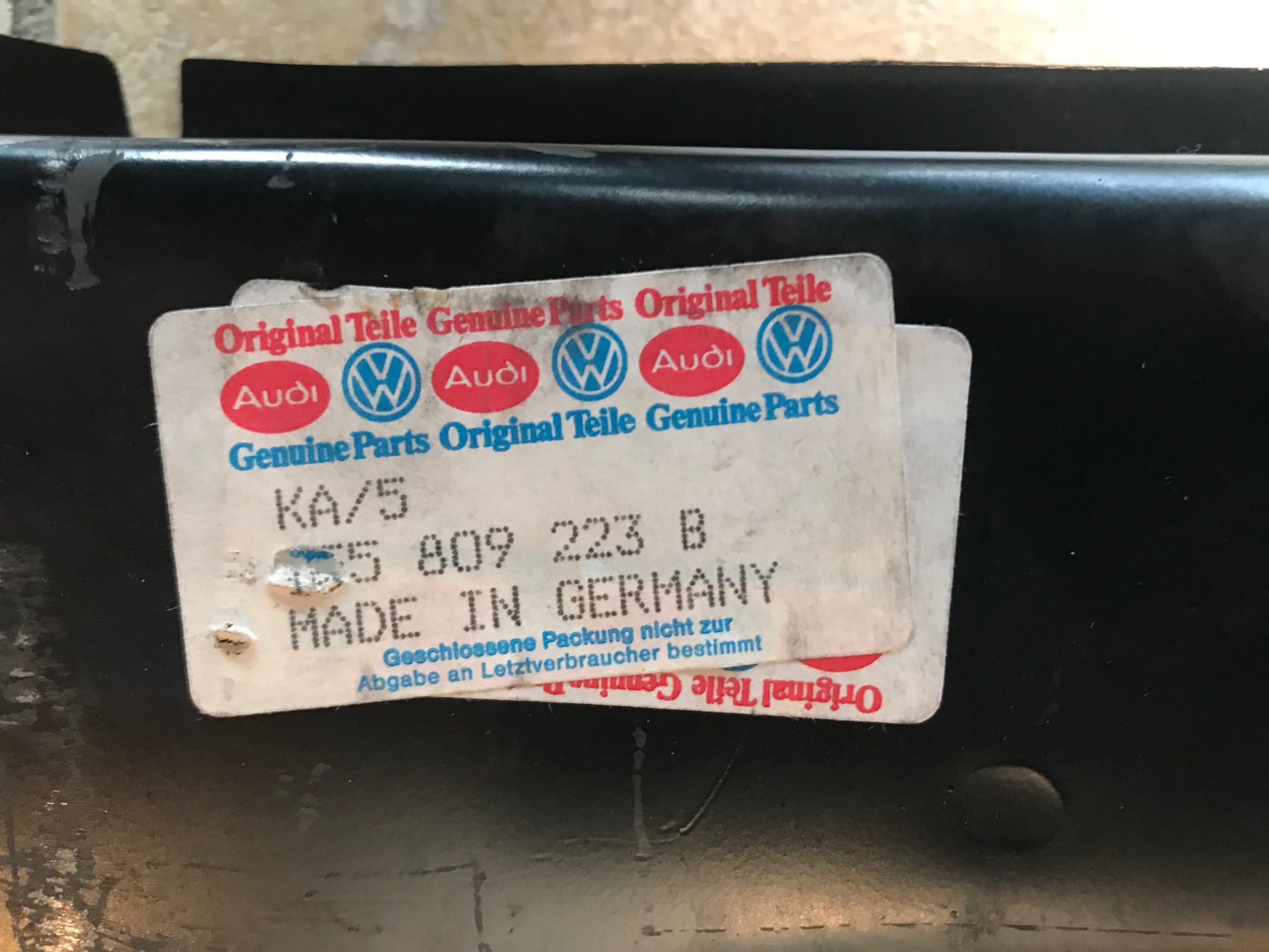 Mk1 Golf Cabriolet B Pillar Columns 155809223B & 155809224B - Image 9