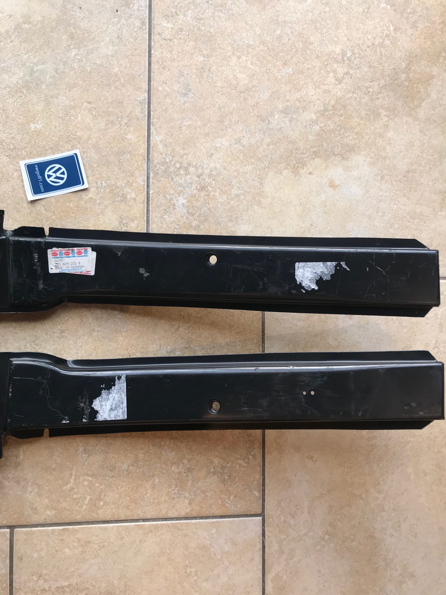 Mk1 Golf Cabriolet B Pillar Columns 155809223B & 155809224B - Image 2