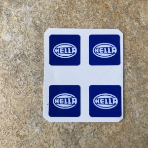 Hella Lamps stickers x 2