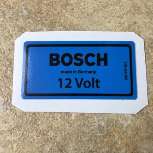 Bosch 12 Volt Sticker 000.999.026