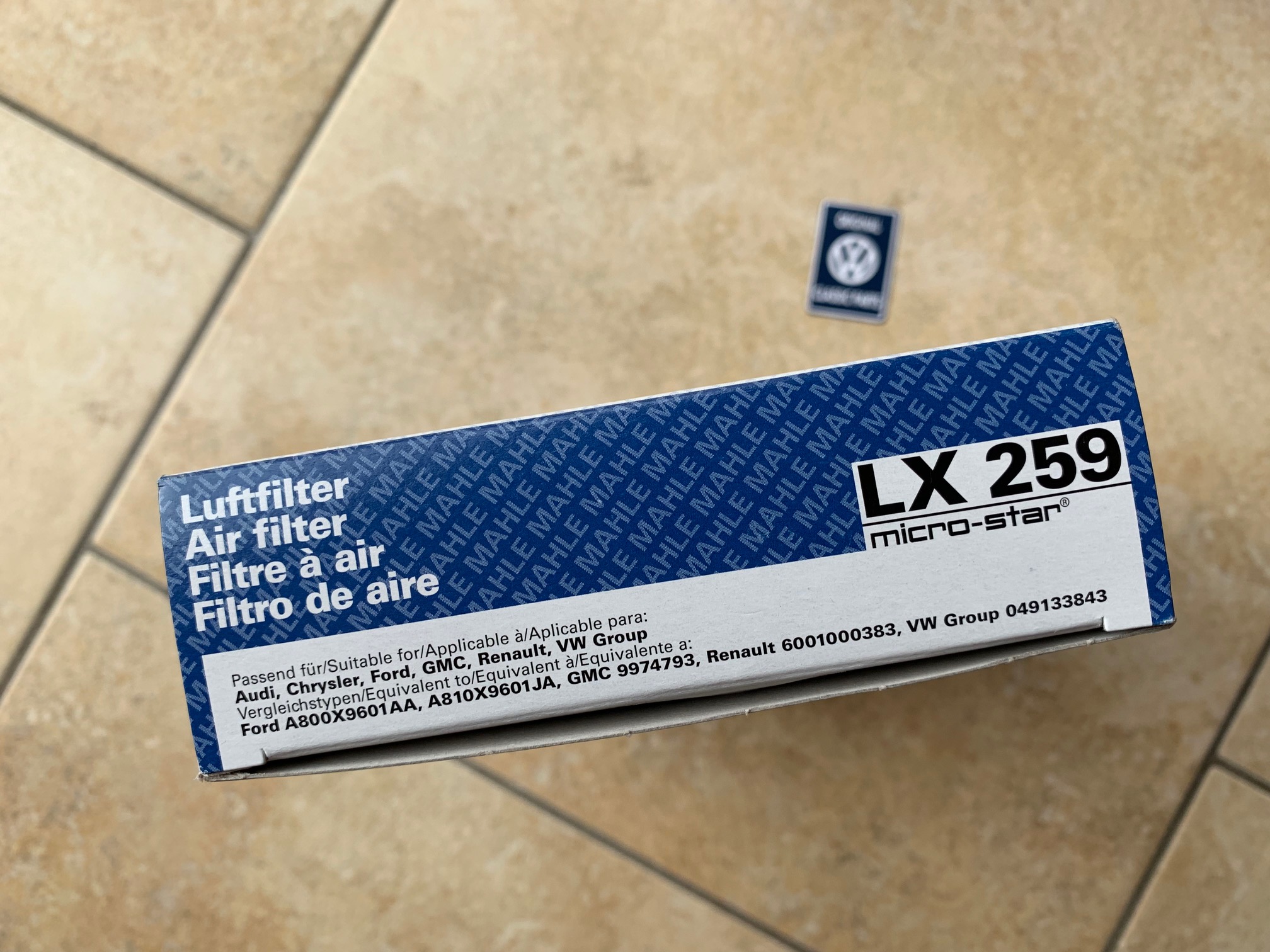 Golf GTI Air Filter 049133843 - Image 3