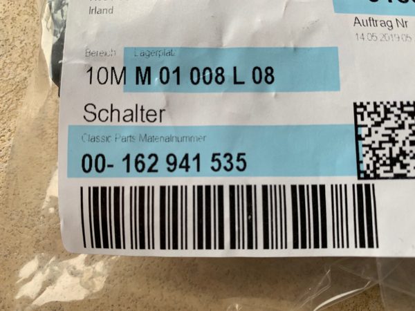 Fog Light Switch 162941535 - Image 2