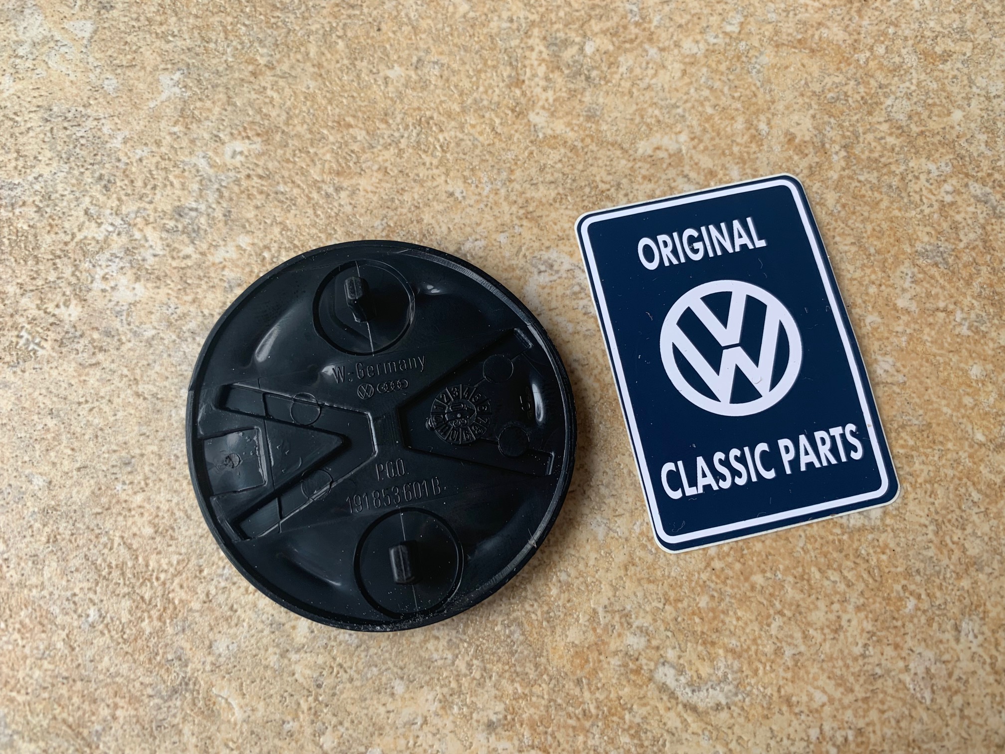 Golf GTI Cabriolet Sportline Rivage REAR Badge SET in WHITE - Image 5