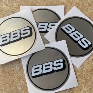 Set of 4 BBS Wheel Stickers