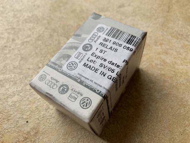 Tintop Cabriolet Relay for K / KE-Jetronic 321906059G - Image 7