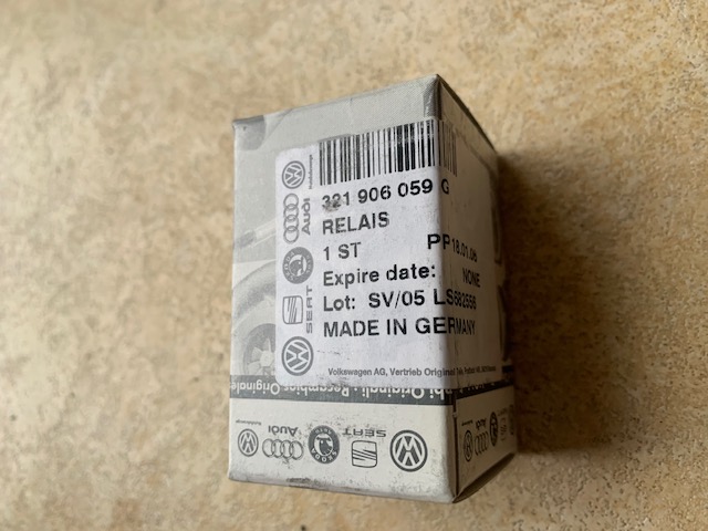 Tintop Cabriolet Relay for K / KE-Jetronic 321906059G - Image 6