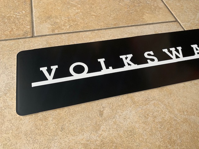 Show Licence plate in Classic Volkswagen text - Image 3