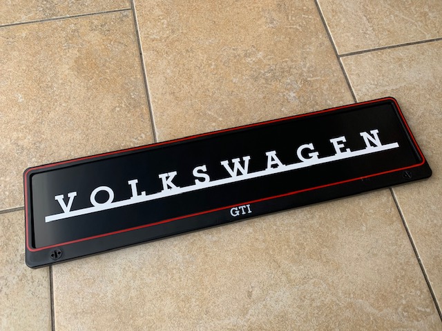 Show Licence plate in Classic Volkswagen text - Image 5