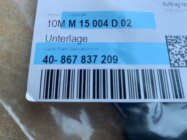 Door Handle Gasket Set 171837211A & 867837209 - Image 10