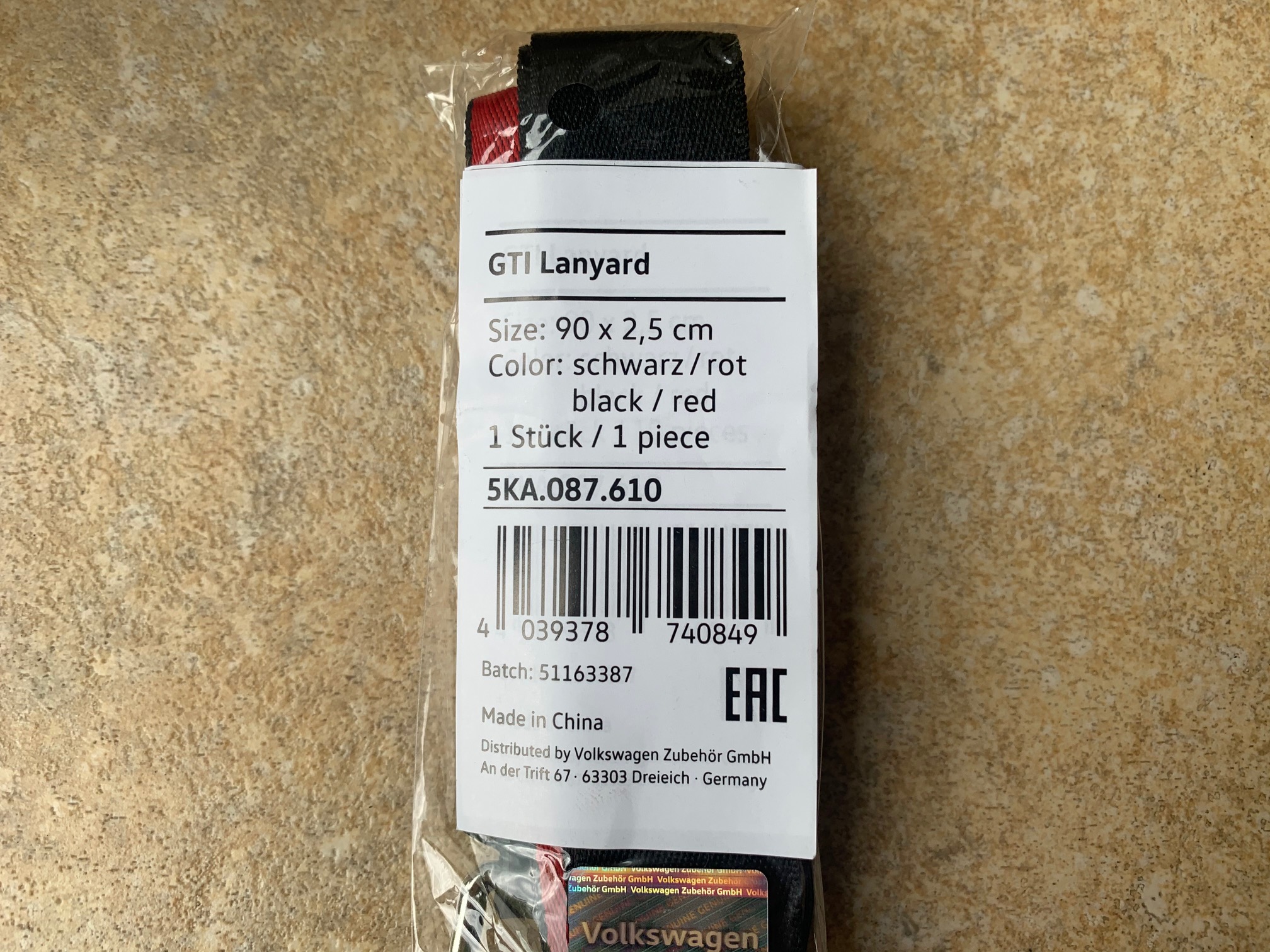 GTI Lanyard 5KA 087 610 - Image 2