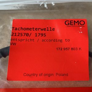 Gemo Speedo Cable 172957803K