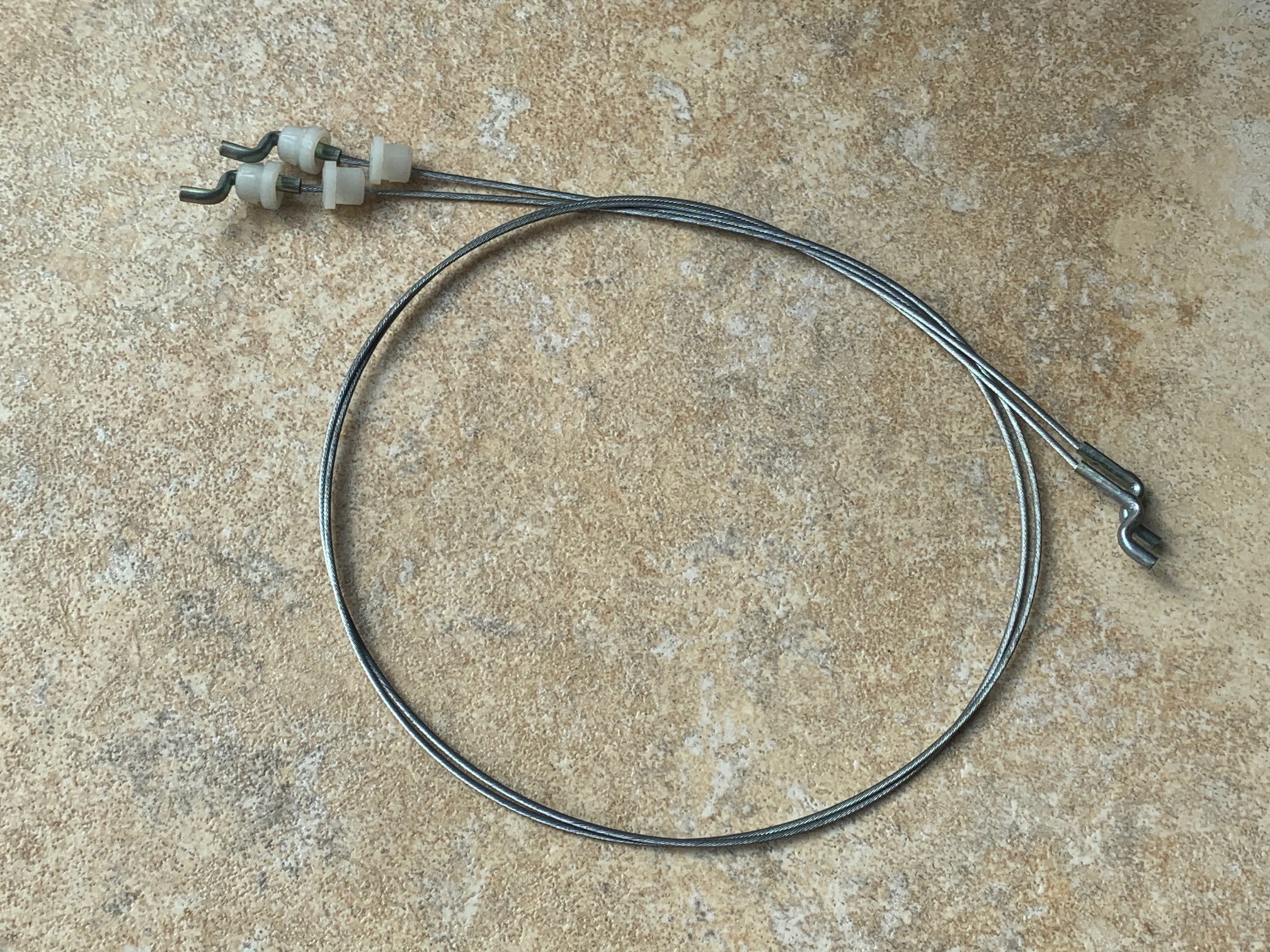 Cable (Bowden cable) for backrest front Golf Mk1 171881596C - Image 2