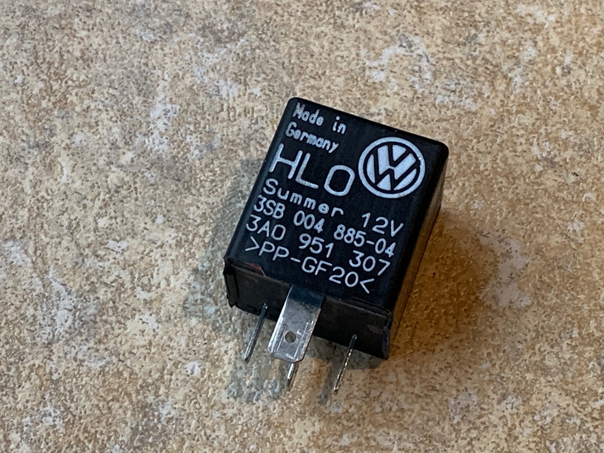 VW Black - 36 Warning Buzzer Relay - 3A0951307