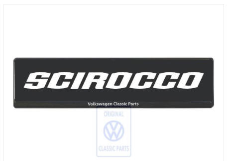 Scirocco Number Plate - ZCP902988