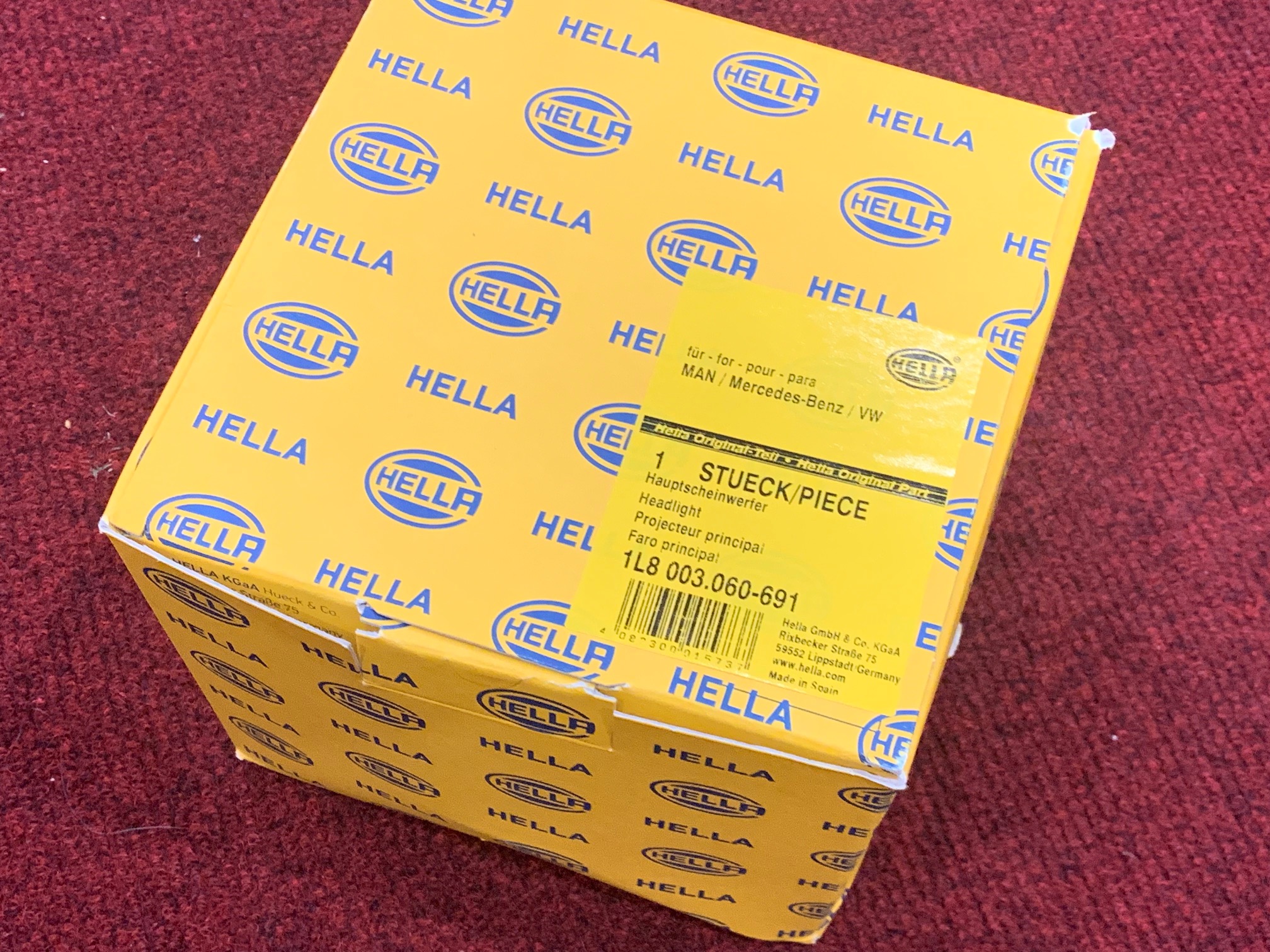 Hella Headlight 114941753H - 1L8003.060-691 - RHD - Image 7