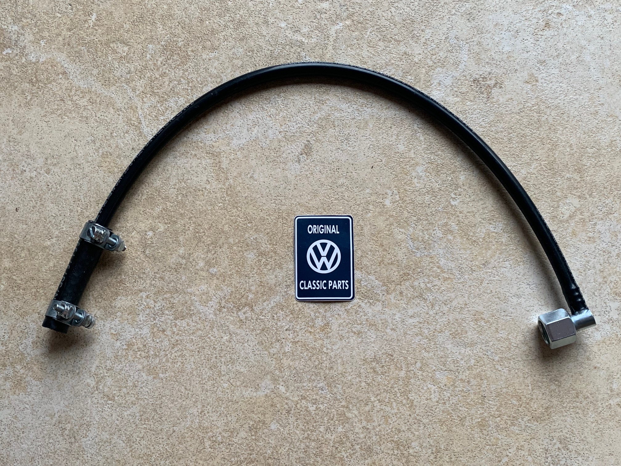 Fuel line between pressure accumulator and flow Mk1 Golf Cabrio and Scirocco - 533201217A